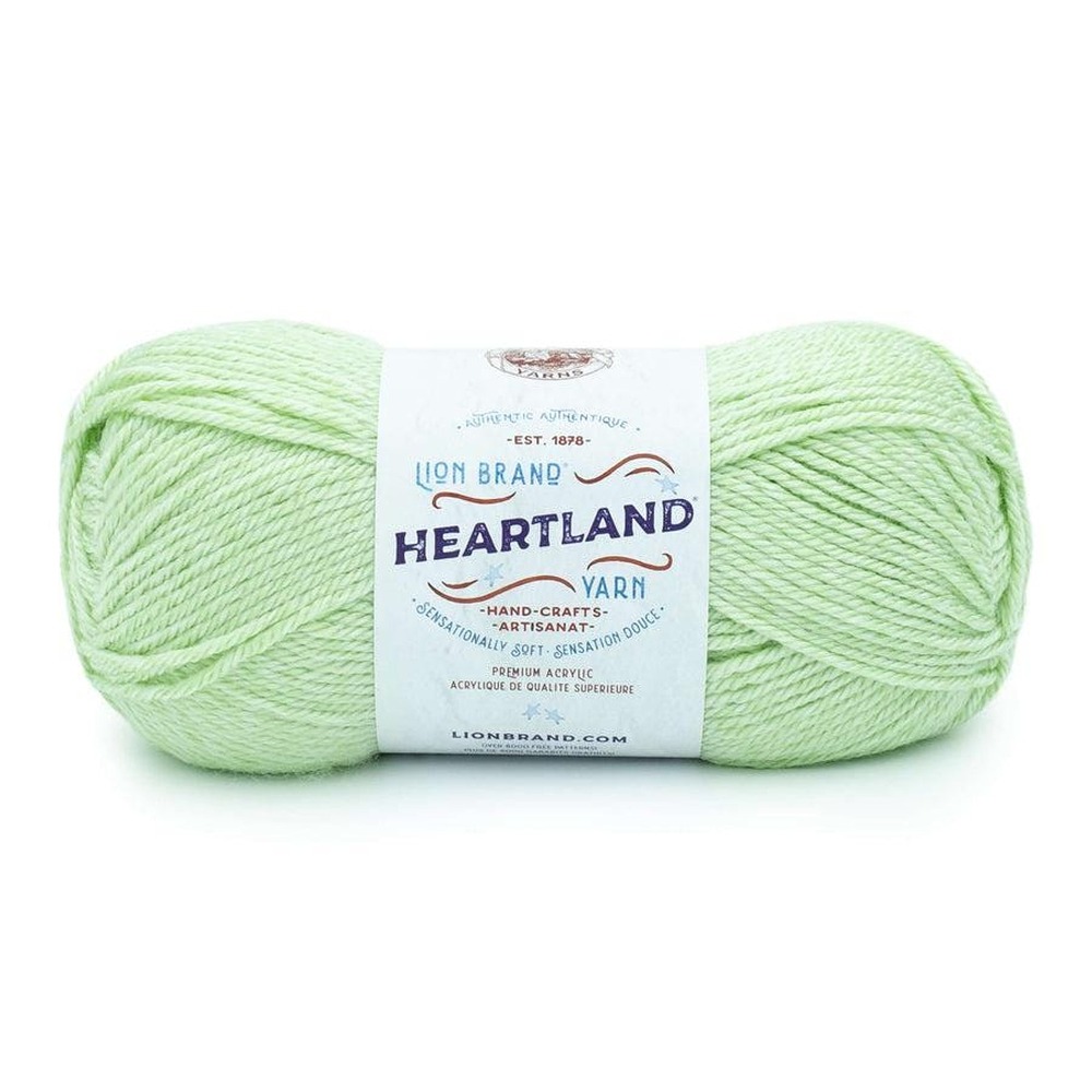 Lion Brand Heartland Yarn Color: Channel Island Light Green